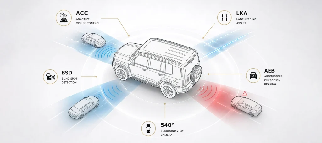 iCAUR ADAS Features Explained | UAE Driver Guide