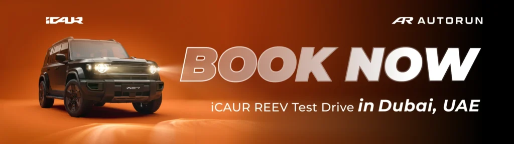 iCAUR Test Drive in Dubai, UAE, with AUTORUN