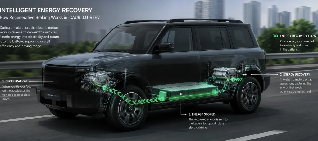 Regenerative Braking in REEVs Explained | iCAUR Dubai